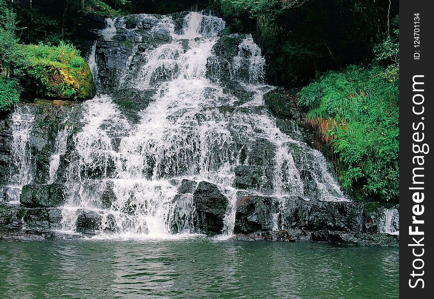 Water Fall Elephant Fall In Meghalaya