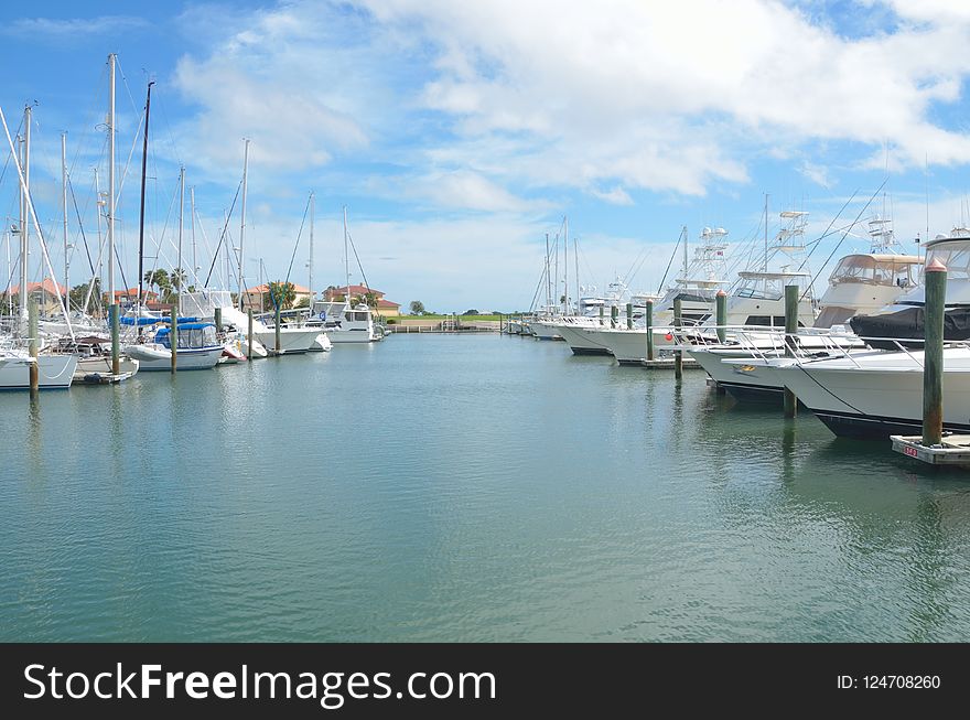 Marina, Waterway, Harbor, Dock
