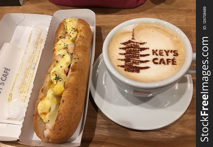 Cappuccino, Food, Breakfast, Coffee