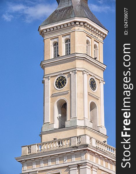 Clock Tower, Tower, Classical Architecture, Landmark