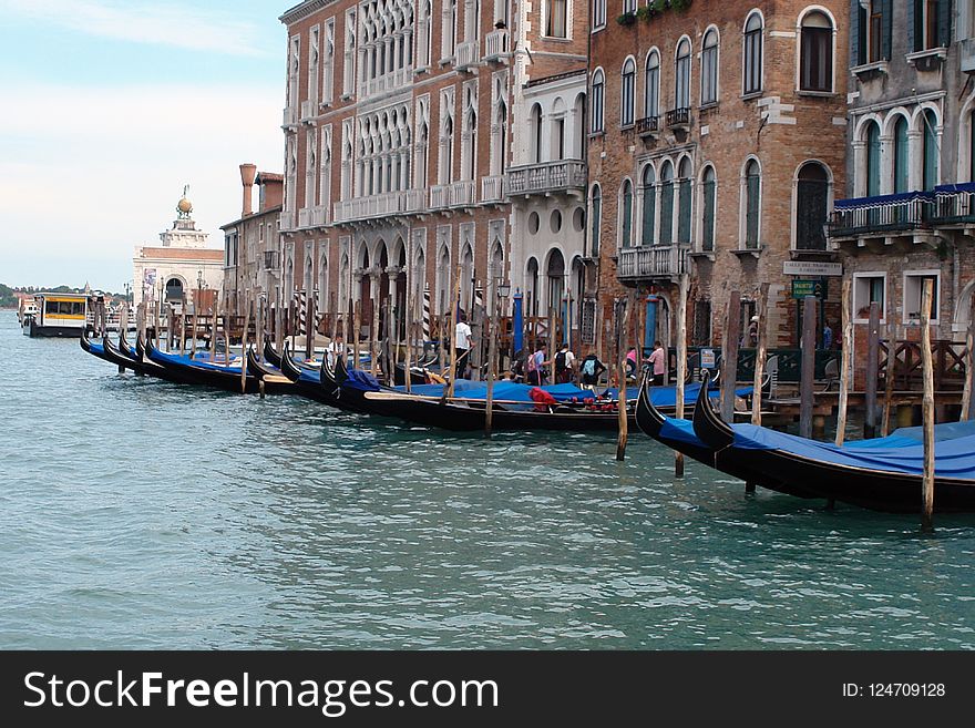 Waterway, Gondola, Water Transportation, Canal