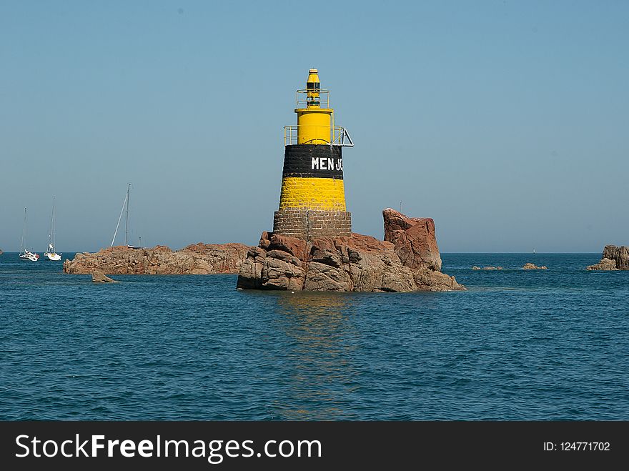 Lighthouse, Tower, Sea, Beacon