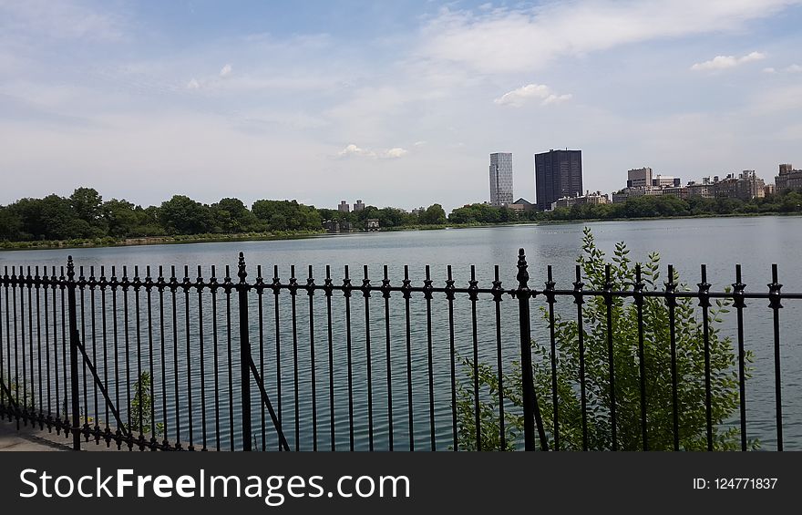 Water, Reservoir, Sky, River