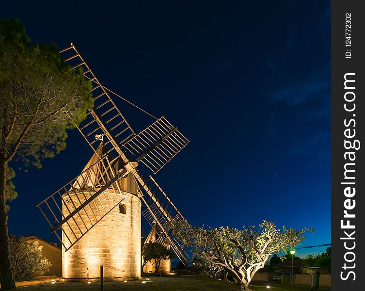 Landmark, Sky, Windmill, Architecture