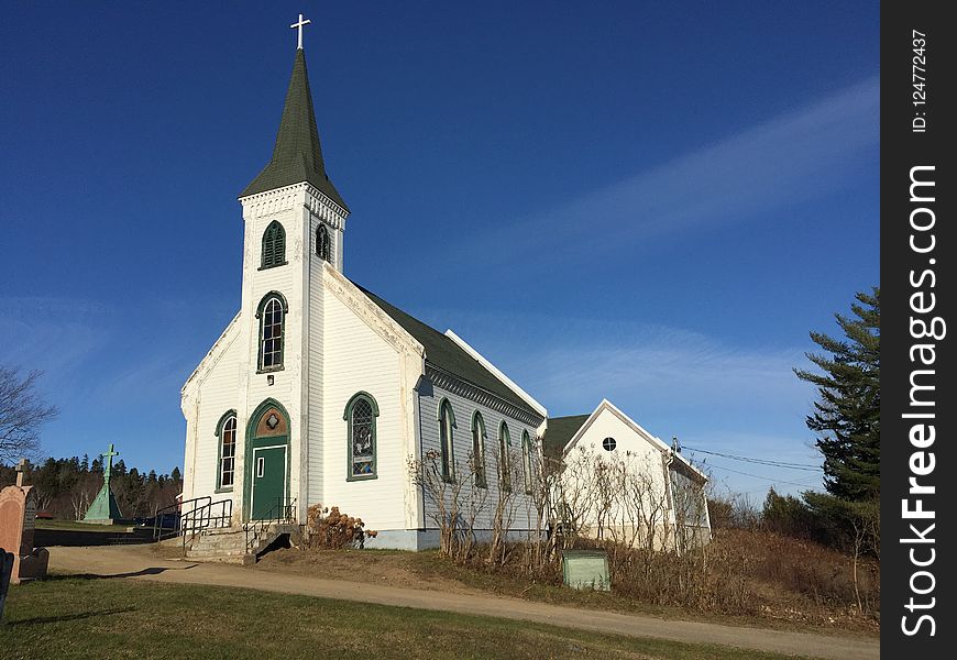 Sky, Church, Place Of Worship, Steeple