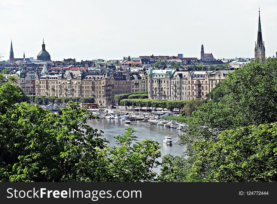 City, Urban Area, Landmark, Water