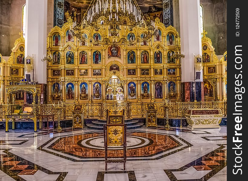 Altar, Cathedral, Place Of Worship, Byzantine Architecture