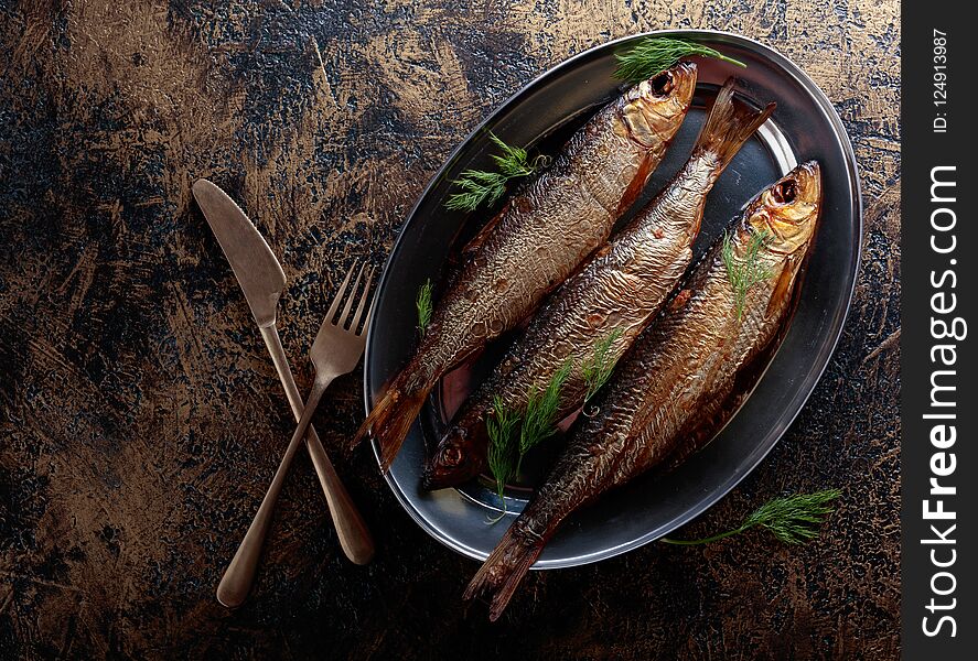 Smoked Herring With Dill.