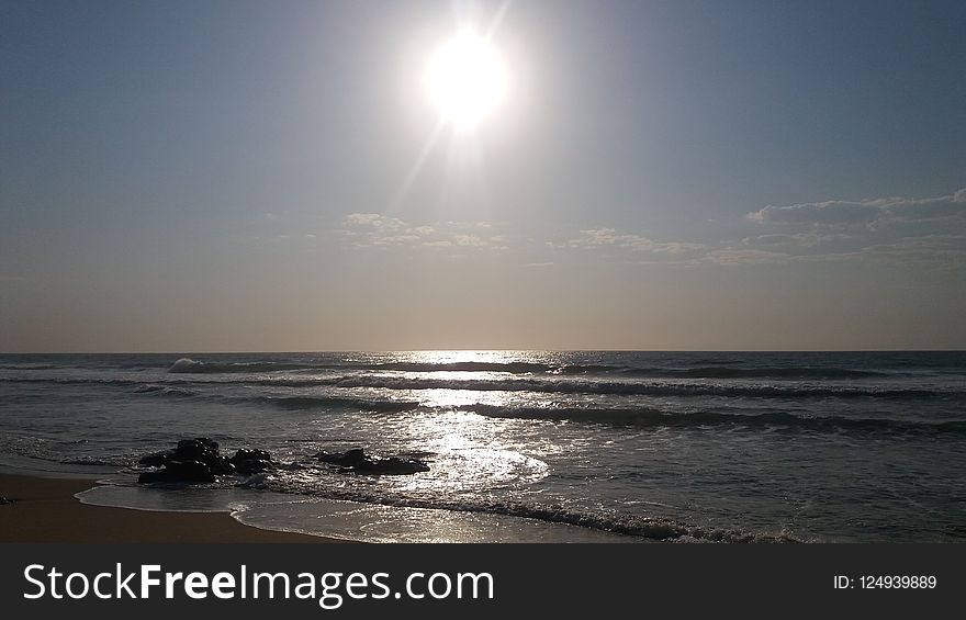 Sea, Horizon, Sky, Body Of Water