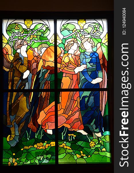 Stained Glass, Glass, Art, Window