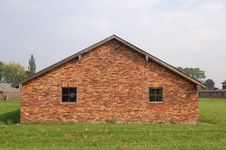 Barracks At Auschwitz II- Birkenau Royalty Free Stock Photography Barracks At Auschwitz II- Birkenau Royalty Free Stock Photography