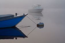 Misty Morning On The Water Stock Photography