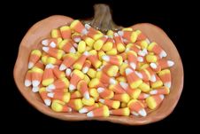 Candy Corns Plate Stock Images Candy Corns Plate Stock Images