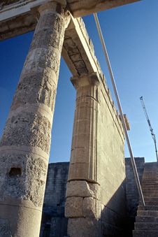 Acropolis Pillars Royalty Free Stock Images