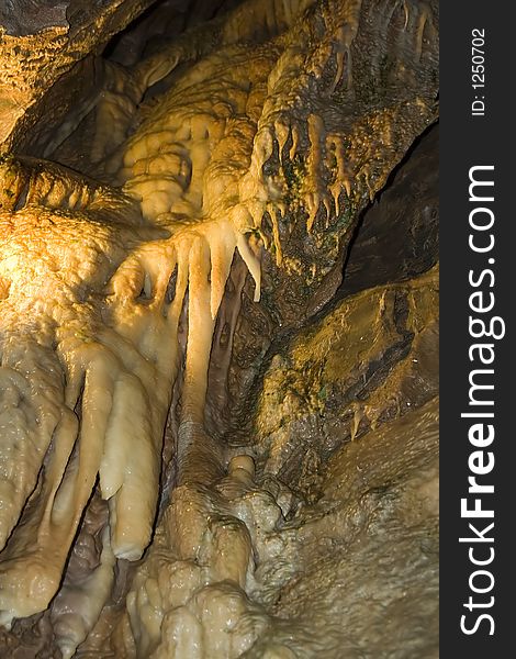 Caves in the south of england ( stalactite. Caves in the south of england ( stalactite