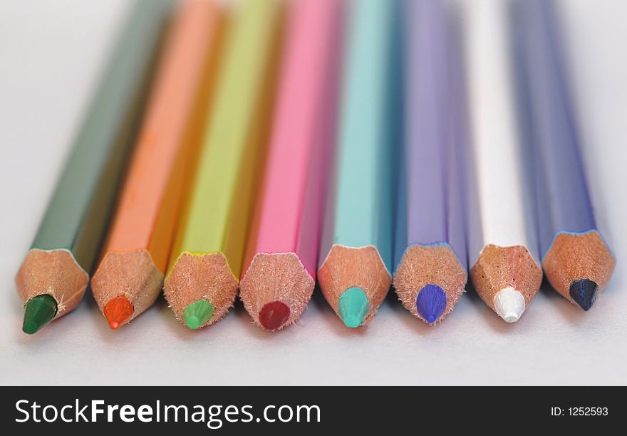 A set of colored pencil which my kids use them daily