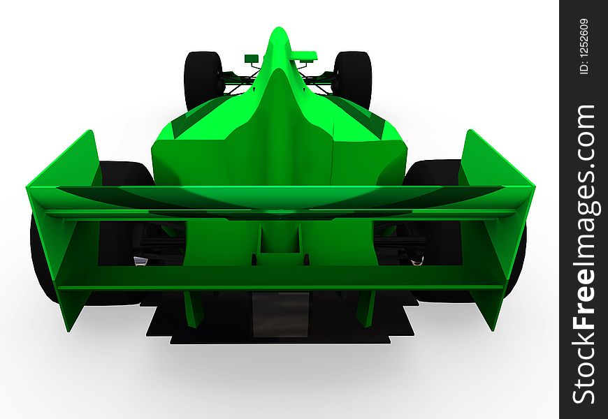 F1 Green Racing Car Vol 3