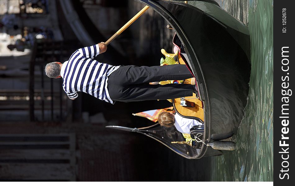 Part of the make-up of Venice are the Gondolas and the Gondaliers. Part of the make-up of Venice are the Gondolas and the Gondaliers.