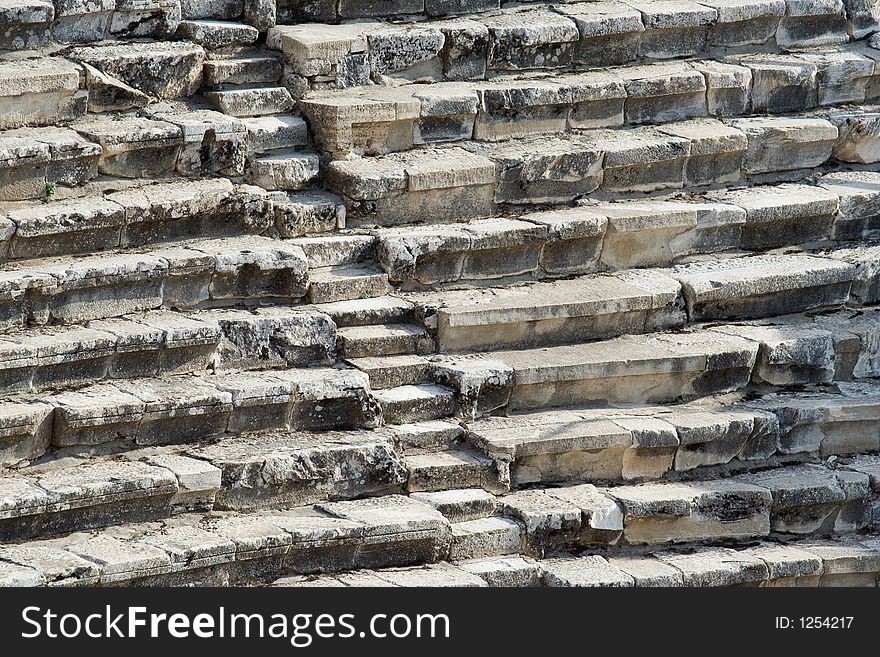 Abstract steps at coliseum, background