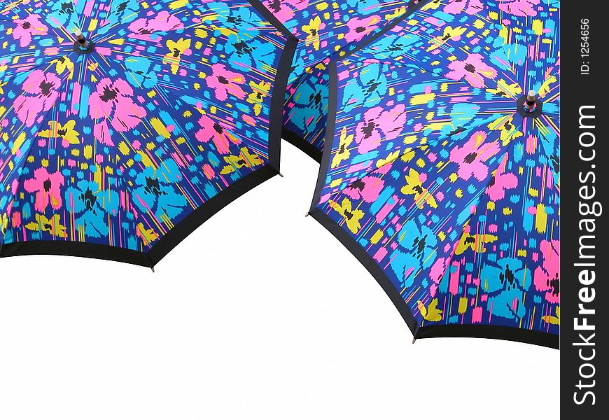 Abstract Colourful Umbrellas