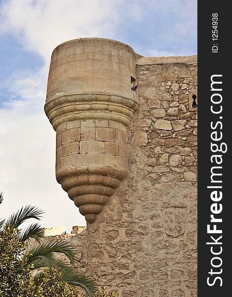 The old castle in Elche.