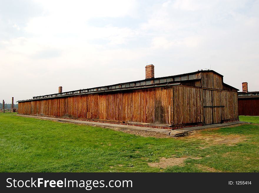 Barracks At Auschwitz II- Birkenau