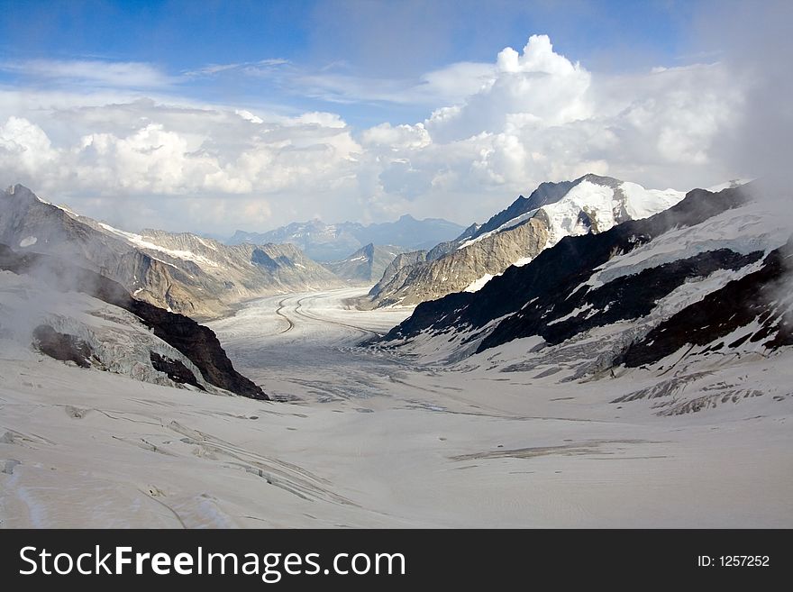 The amazing Jungfrau mountains, Switzerland