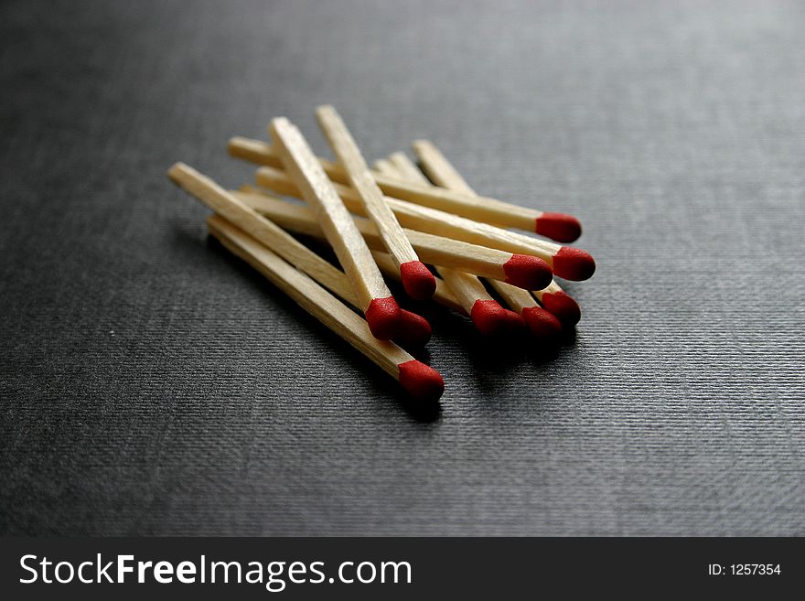 Matches, fire, matchwood, burn, red