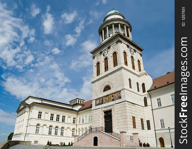 The ancient Benedictine Abbey at Pannonhalma, Hungary. A UNESCO World Heritage Site.
