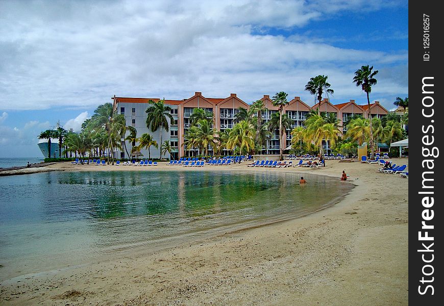 Resort, Beach, Caribbean, Sea