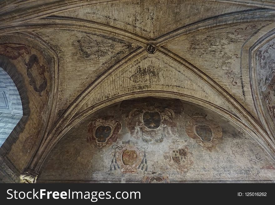 Arch, Medieval Architecture, Historic Site, Vault