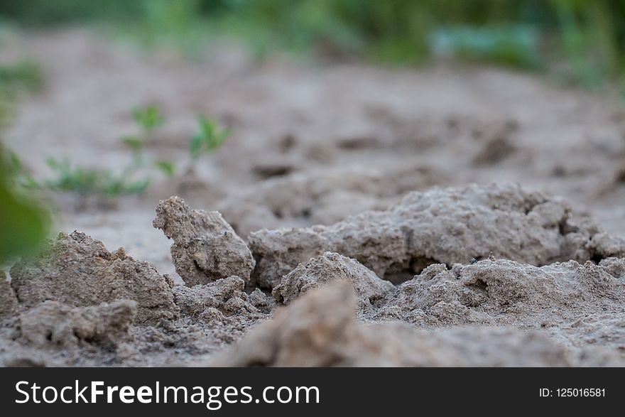 Soil, Grass, Rock, Sand