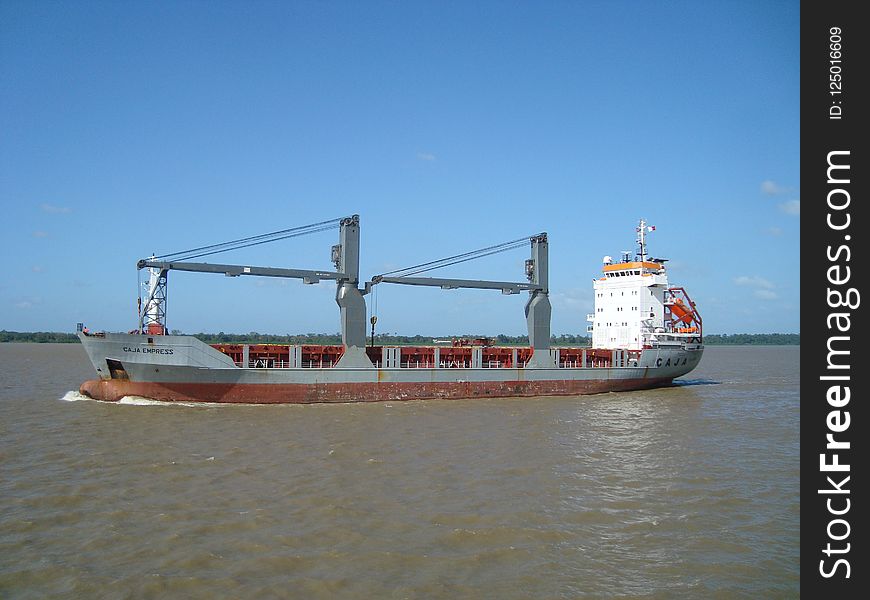 Water Transportation, Container Ship, Ship, Waterway