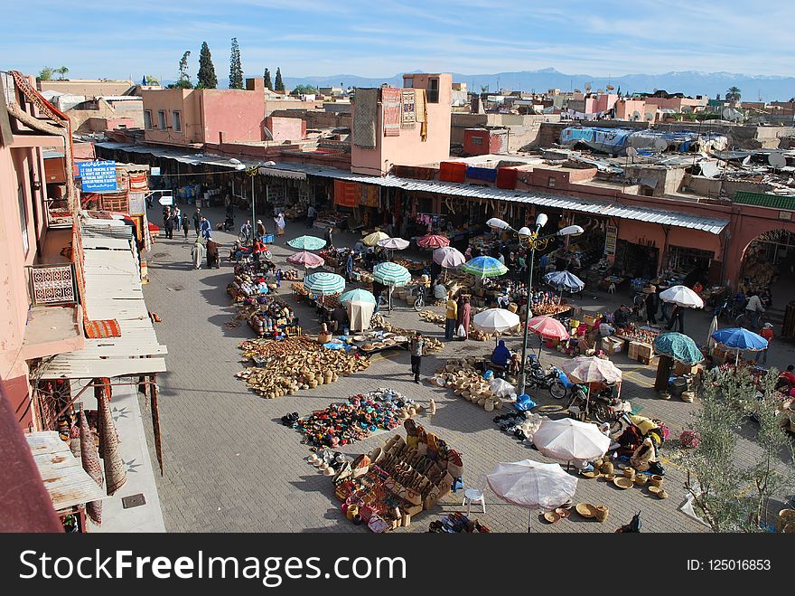 Marketplace, Market, Public Space, City