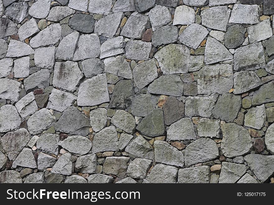 Stone Wall, Wall, Cobblestone, Rock