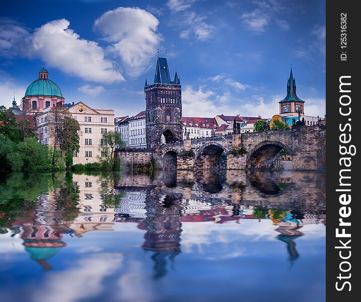 Prague is the capital of the Czech Republic, the European state. Historical sights.