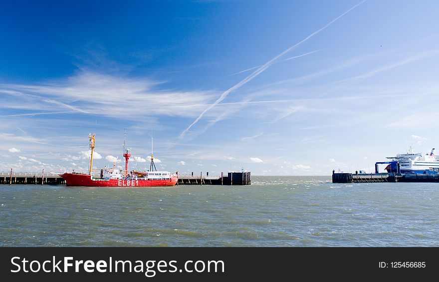 Water Transportation, Waterway, Container Ship, Ship