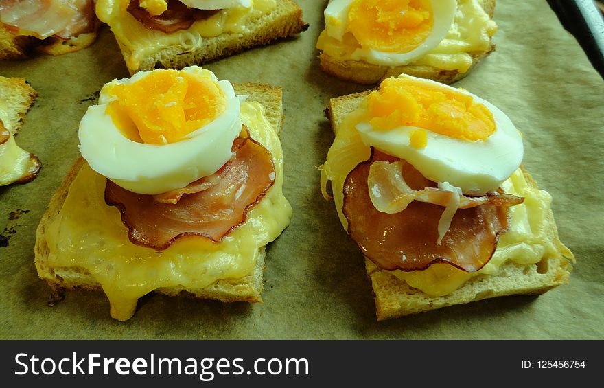 Breakfast Sandwich, Appetizer, Finger Food, Breakfast