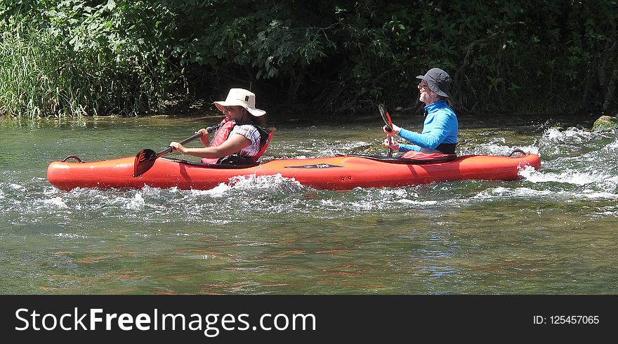 Waterway, Canoe, Oar, Boat