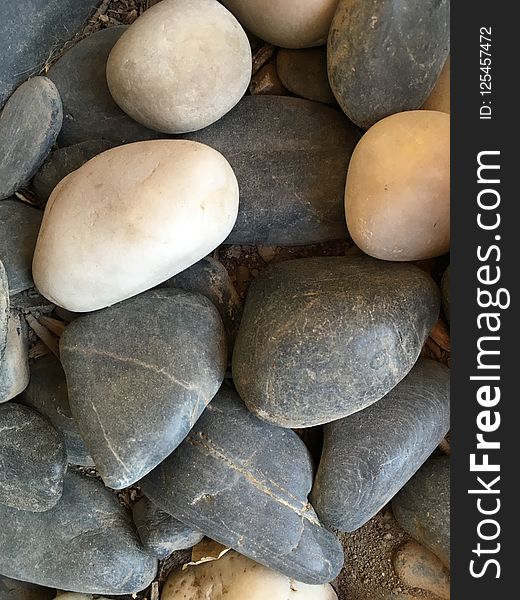 Rock, Pebble, Material