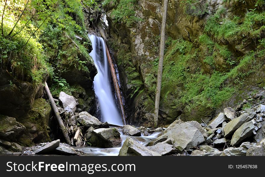 Waterfall, Water, Nature, Body Of Water