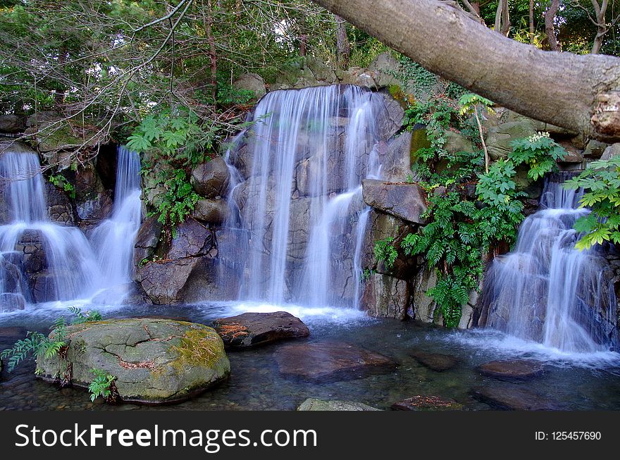 Waterfall, Water, Nature, Body Of Water