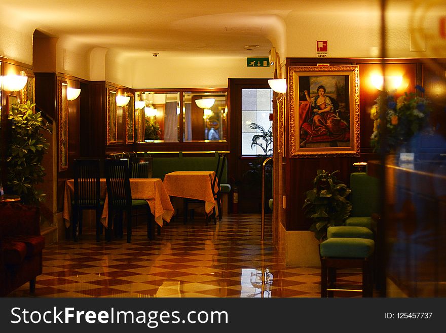 Restaurant, Interior Design, Lobby, Café