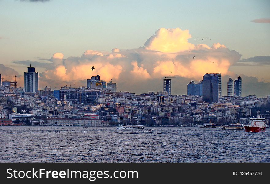 Skyline, City, Sky, Cityscape