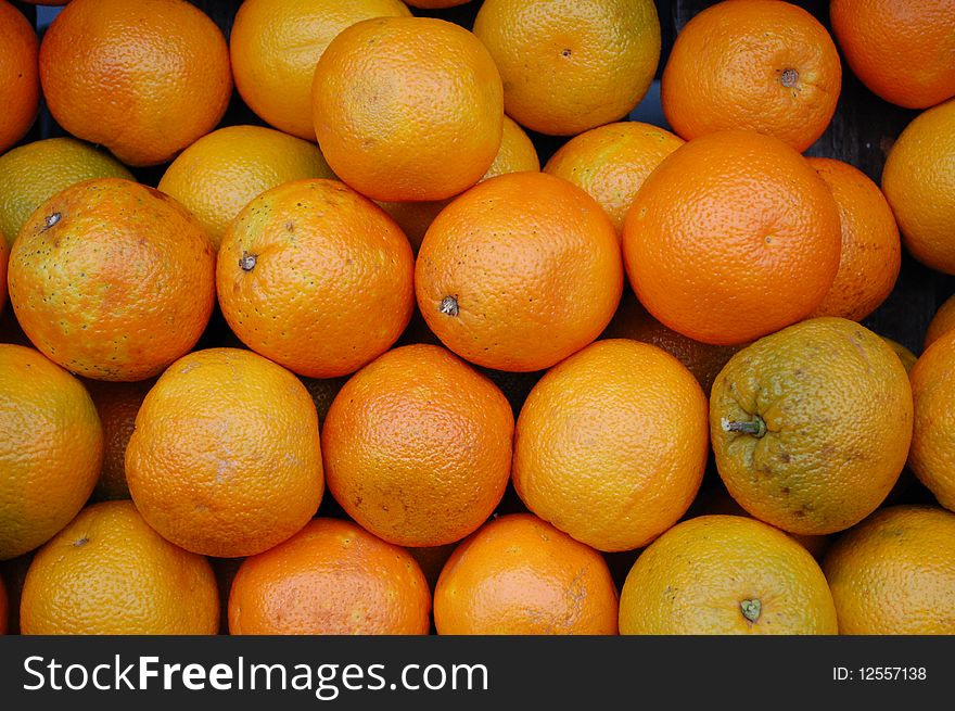 A close macro pic of oranges. A close macro pic of oranges