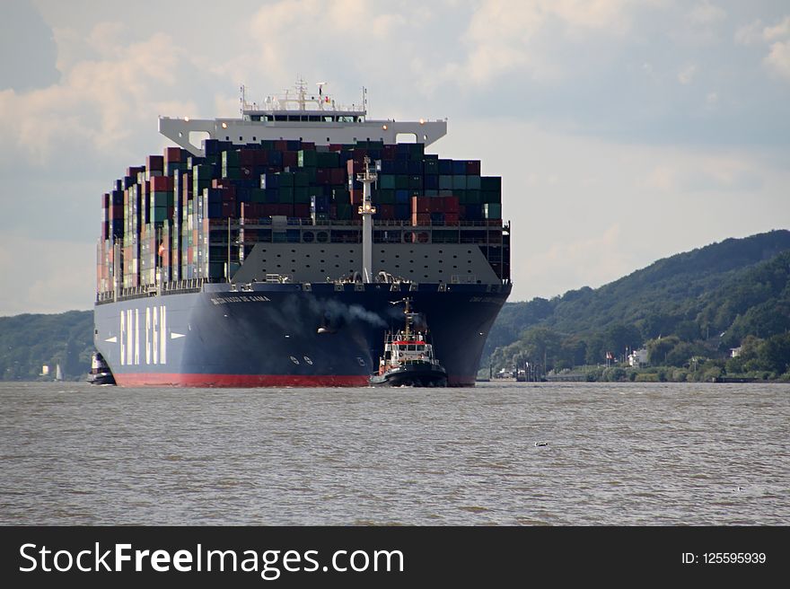 Container Ship, Ship, Water Transportation, Panamax