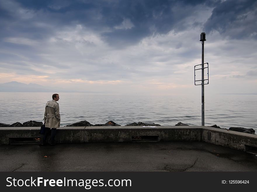 Sea, Sky, Cloud, Horizon