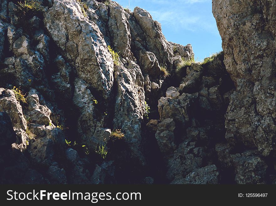 Rock, Cliff, Escarpment, Formation
