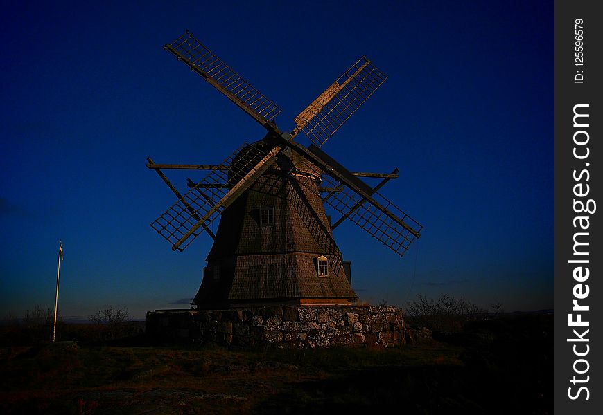 Windmill, Sky, Mill, Wind