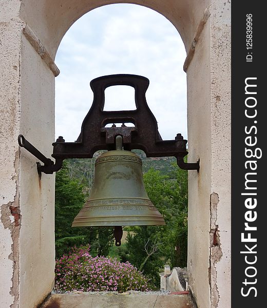 Bell, Church Bell, Arch, Historic Site